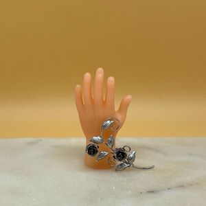 Vintage brooch roses Bond Boyd silver Sterling - 00G04A